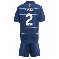 Maglia Calcio Aston Villa Matty Cash #2 Terza Divisa Bambino 2024-25 Manica Corta (+ pantaloncini)